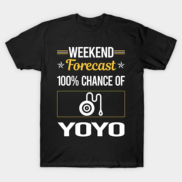 Funny Weekend YoYo Yo-Yo T-Shirt by symptomovertake